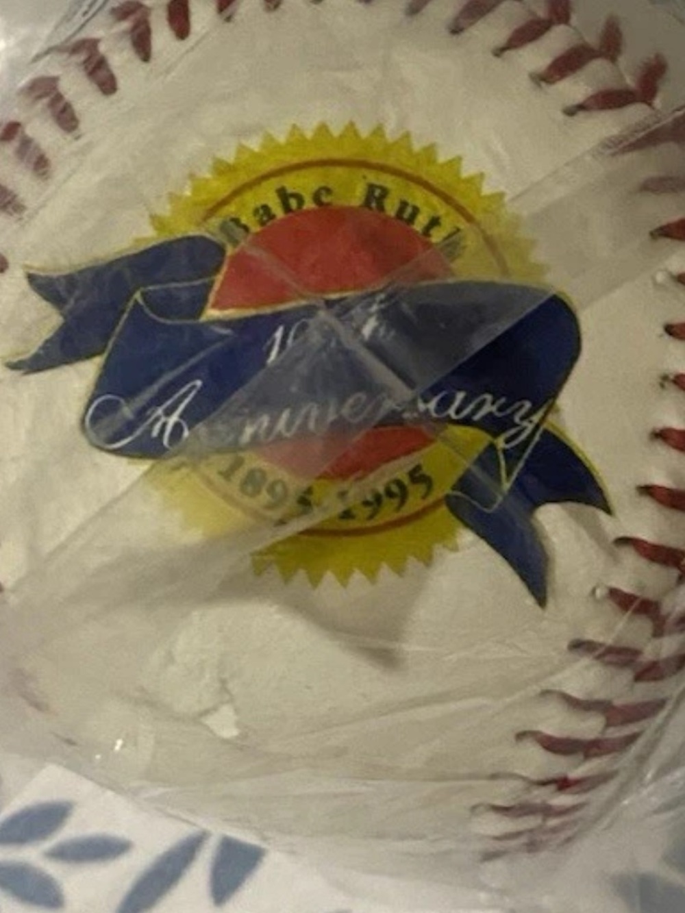 Babe Ruth commemorative baseball - Picture 3 of 3